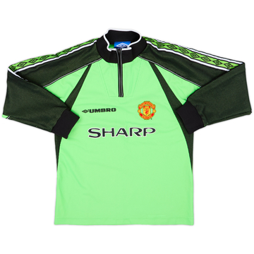 1998-99 Manchester United Maillot GK - 8/10 - (M.Boys)