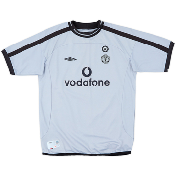 2001-02 Manchester United Maillot GB MC Centenaire - 9/10 - (Garçons L)