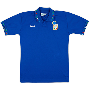 1992-93 Italy Maillot Domicile - 8/10 - (XL.Boys)