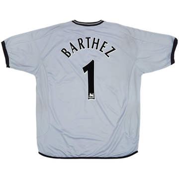 2001-02 Manchester United Maillot Gardien Centenaire S/S Barthez #1 - 9/10 - (XXL)
