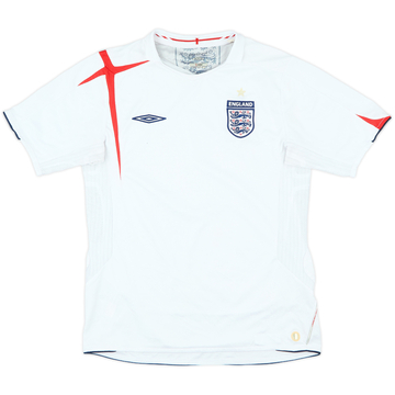 2005-07 England Maillot Domicile - 5/10 - (M)