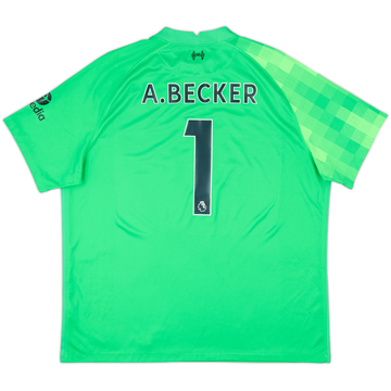 2021-22 Liverpool Maillot GK S/S A.Becker #1 - 8/10 - (XXL)
