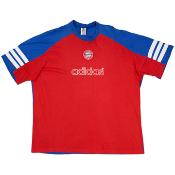 1995-96 Bayern Munich adidas Tee Coton - 8/10 - (XL)