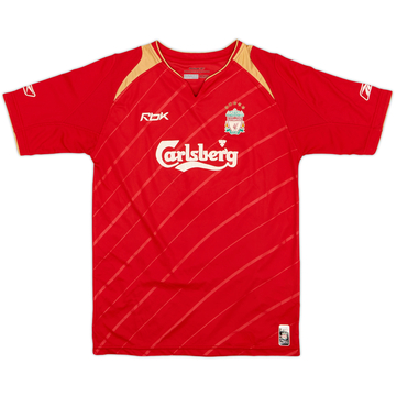 2005-06 Liverpool CL Maillot domicile - 6/10 - Garçons L