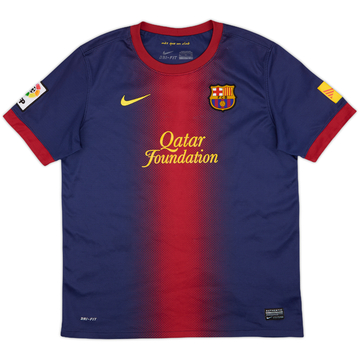 2012-13 Barcelona Maillot domicile - 8/10 - (XL Garçon)