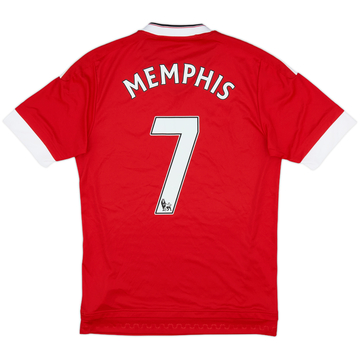 2015-16 Manchester United Maillot Domicile Memphis #7 - 9/10 - (S)