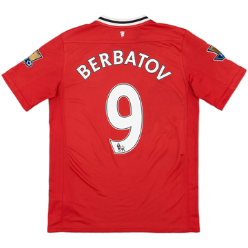 2011-12 Manchester United Maillot Domicile Berbatov #9 - 9/10 - (XL.Boys)