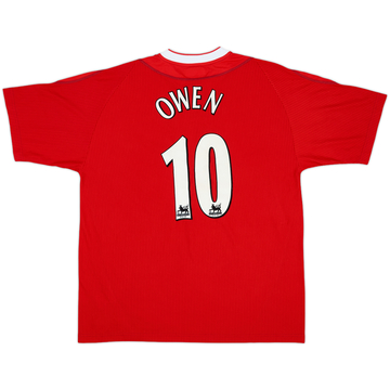 2002-04 Liverpool Maillot Domicile Owen #10 - 8/10 - (L)