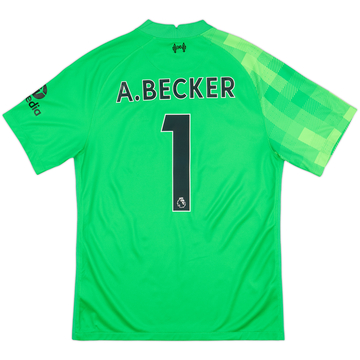 2021-22 Liverpool Maillot Gardien MC A.Becker #1 - 9/10 - (M)