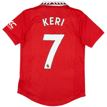 2022-23 Manchester United Maillot domicile Keri #7 - 9/10 - Taille S femme