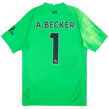 2021-22 Liverpool Maillot GK A.Becker #1 - 8/10 - (S)