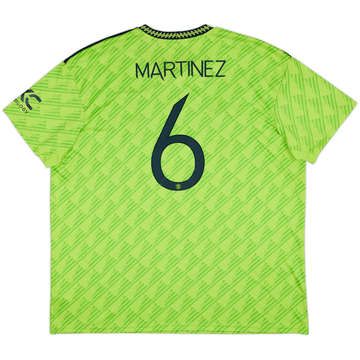 2022-23 Manchester United Maillot Third Martinez #6 - 9/10 - (3XL)