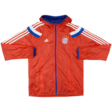 2014-15 Bayern Munich adidas Veste de pluie à capuche - 8/10 - (XL.Boys)