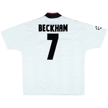1997-99 Manchester United Maillot extérieur Beckham #7 - 9/10 - (XXL)