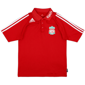 2008-09 Liverpool adidas Polo - 8/10 - (S)