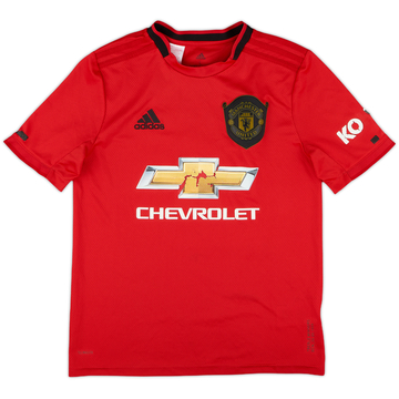2019-20 Manchester United Maillot Domicile - 4/10 - (L.Boys)