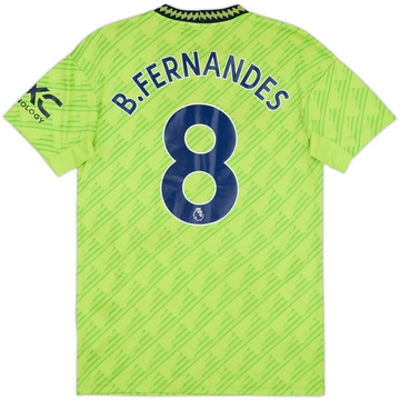 2022-23 Manchester United Maillot Third B.Fernandes #8 - 9/10 - (S)