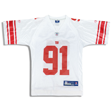 2009-11 New York Giants Tuck #91 Reebok Maillot On Field (Extérieur) L