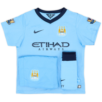 2014-15 Manchester City Kit domicile complet (4-5 ans)