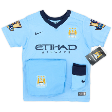 2014-15 Manchester City Kit complet domicile Josh #9 (2-3 ans)