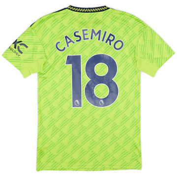 2022-23 Manchester United Maillot Third Casemiro #18 - 9/10 - (XS)