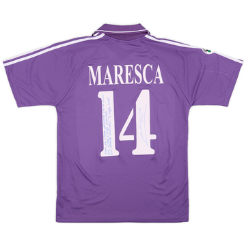 Maillot domicile Fiorentina 2004-05 de match signé Maresca #14