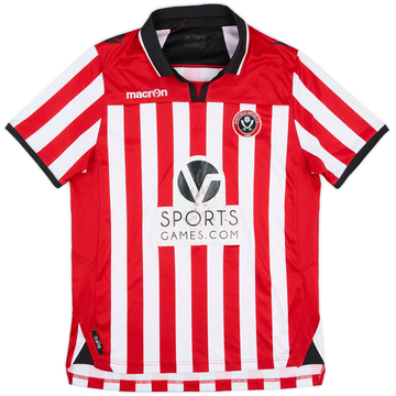 2013-14 Sheffield United Maillot Domicile - 5/10 - (M)
