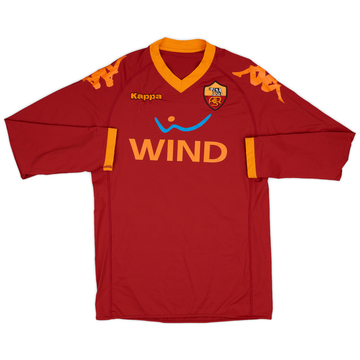 2009-10 Roma Maillot Domicile Manches Longues Version Match #5