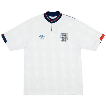 1987-90 England Maillot domicile - 8/10 - (L)