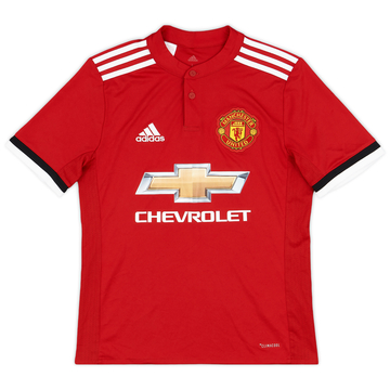 2017-18 Manchester United Maillot domicile - 7/10 - (L.Boys)