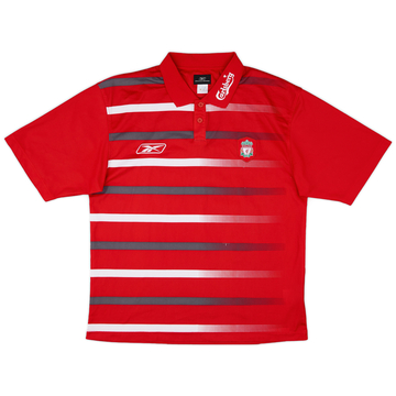 2003-04 Liverpool Reebok Polo - 8/10 - (L)