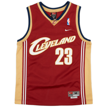 2003-04 Cleveland Cavaliers James #23 Maillot Nike Swingman extérieur - 7/10 - (M.Boys)