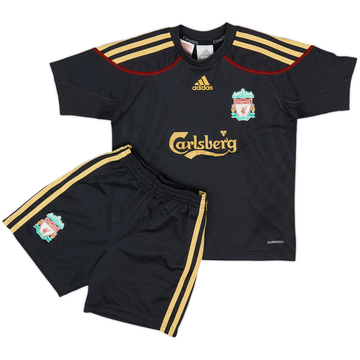2009-10 Liverpool Maillot et short extérieur - 7/10 - (5-6 ans)