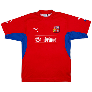 2002-04 Czech Republic Maillot Domicile Basique - 7/10 - (L)