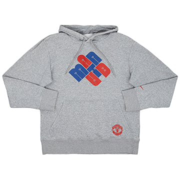 2010-11 Manchester United Nike Sweat-shirt à capuche - 9/10 - (M)