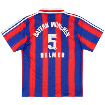 1995-97 Bayern Munich Maillot domicile Helmer #5 - 5/10 - (S)