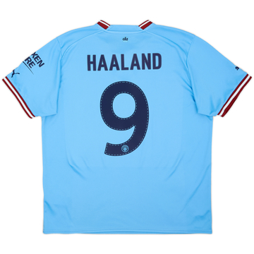 2022-23 Manchester City Maillot domicile Haaland #9 - 8/10 - (XL)