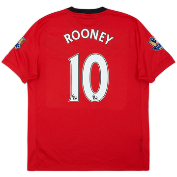 2009-10 Manchester United Maillot Domicile Rooney #10 - 8/10 - (L)