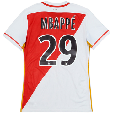2015-16 Monaco Maillot domicile version joueur Mbappe #29 - 7/10 - (S)