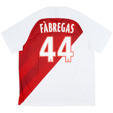 2018-19 Monaco Maillot Domicile Fabregas #44 - 8/10 - (XL)