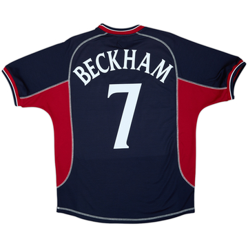 2000-01 Manchester United Troisième Maillot Beckham #7 - 8/10 - (L)