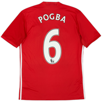 2016-17 Manchester United Maillot Domicile Pogba #6 - 6/10 - (S)