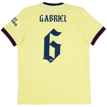 2021-22 Arsenal Maillot extérieur Gabriel #6 - 7/10 - (L)