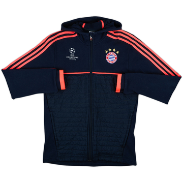 2015-16 Bayern Munich adidas CL Veste de survêtement polaire à capuche - 8/10 - (M)
