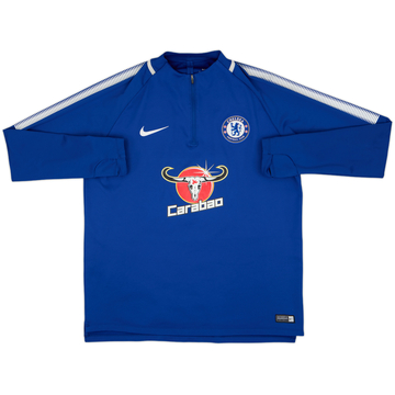 2017-18 Chelsea Nike 1/4 Zip Haut d'entraînement - 8/10 - (L)