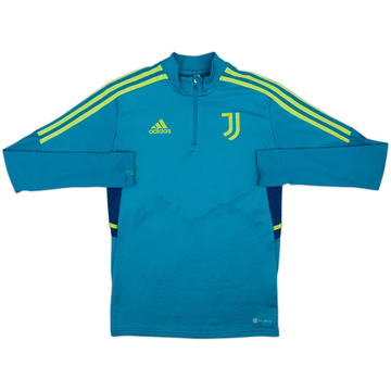 2022-23 Juventus adidas Haut d'entraînement 1/4 zip - 6/10 - (XS)