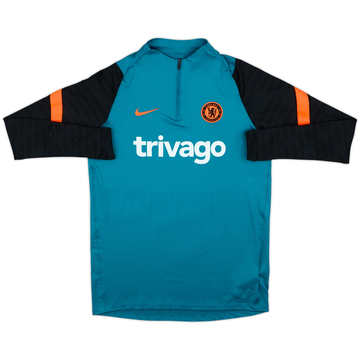 2020-21 Chelsea Nike Sweat-shirt 1/4 Zip - 7/10 - (M)