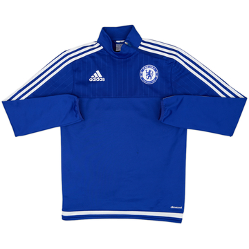 2015-16 Chelsea adidas Haut d'entraînement 1/4 Zip - 8/10 - (XS)