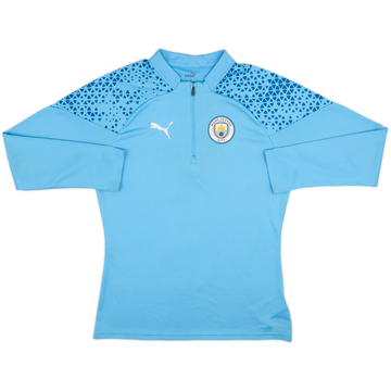 2023-24 Manchester City Puma Haut d'entraînement 1/4 Zip - 7/10 - (S)