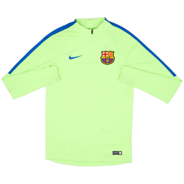 2017-18 Barcelona Nike Haut d'entraînement 1/4 zip - 6/10 - (S)